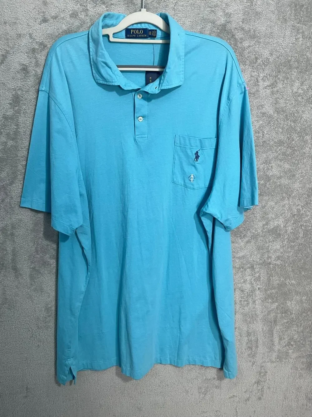 Polo Ralph Lauren Polo Shirt XXL Blue Classic Fit Work Golf Casual NWT